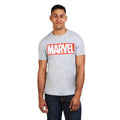 Sports Grey - Back - Marvel Comics Mens Core Logo T-Shirt