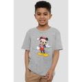 Sport Heather - Back - Disney Childrens-Kids Mickey Mouse Christmas Lights T-Shirt