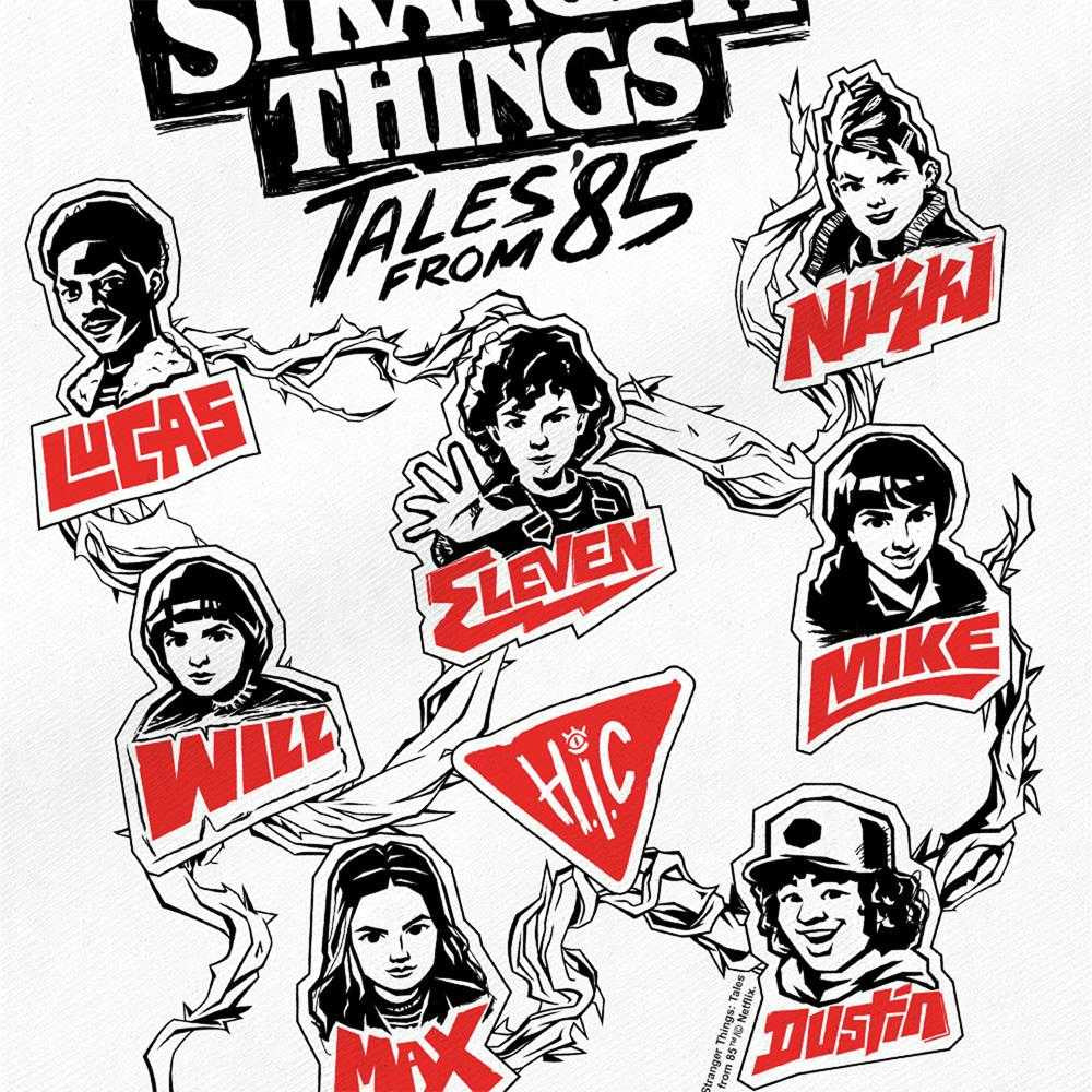White - Side - Stranger Things: Tales from ´85 Vine Tote Bag