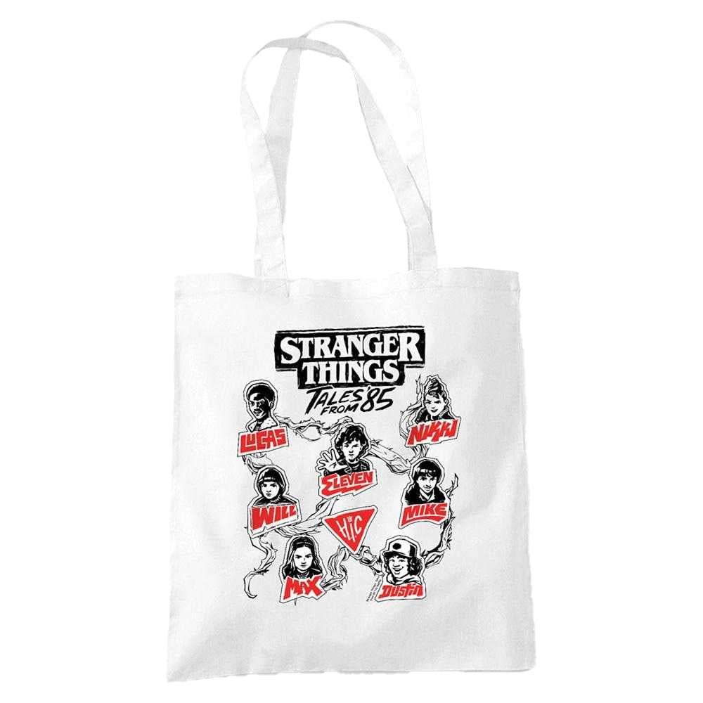 White - Front - Stranger Things: Tales from ´85 Vine Tote Bag