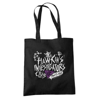 Black - Front - Stranger Things: Tales from ´85 We Are The Hic Scribble Tote Bag