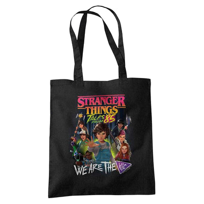 Black - Front - Stranger Things: Tales from ´85 We Are The Hic Poster Tote Bag
