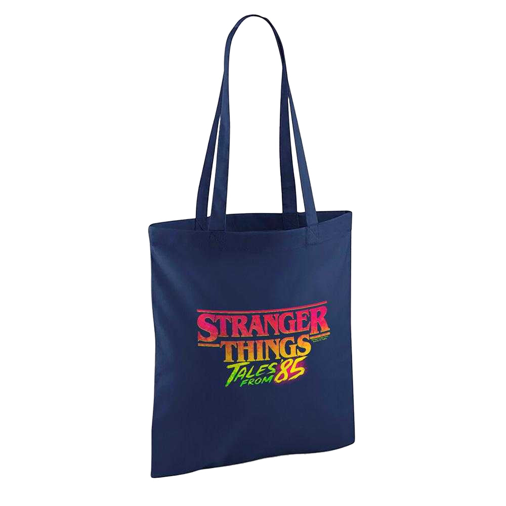 Navy - Back - Stranger Things: Tales from ´85 Logo Tote Bag