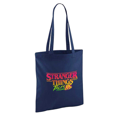 Navy - Back - Stranger Things: Tales from ´85 Logo Tote Bag