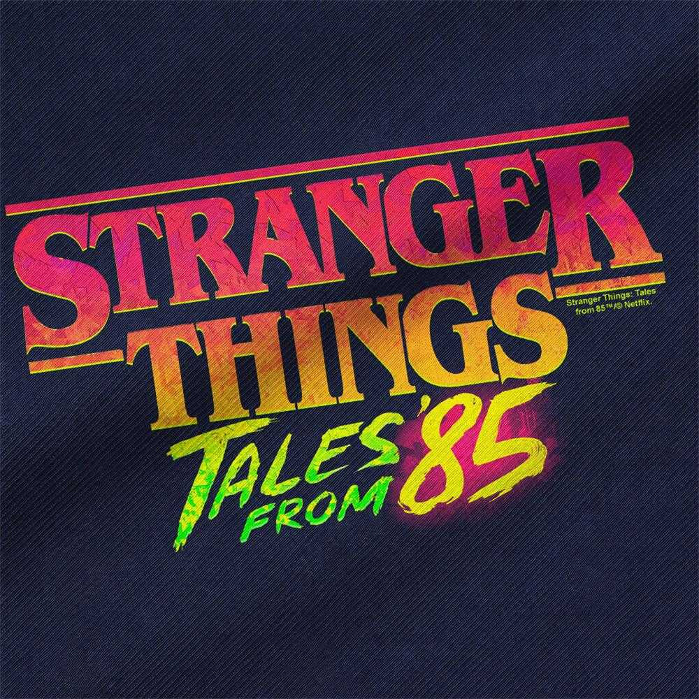 Navy - Side - Stranger Things: Tales from ´85 Logo Tote Bag