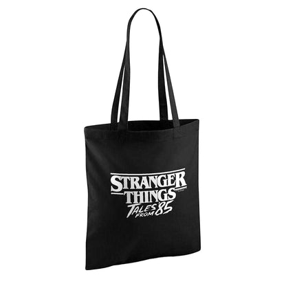 Black - Back - Stranger Things: Tales from ´85 Sketch Logo Tote Bag