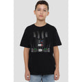 Black - Back - Star Wars Childrens-Kids Darth Vader Costume T-Shirt