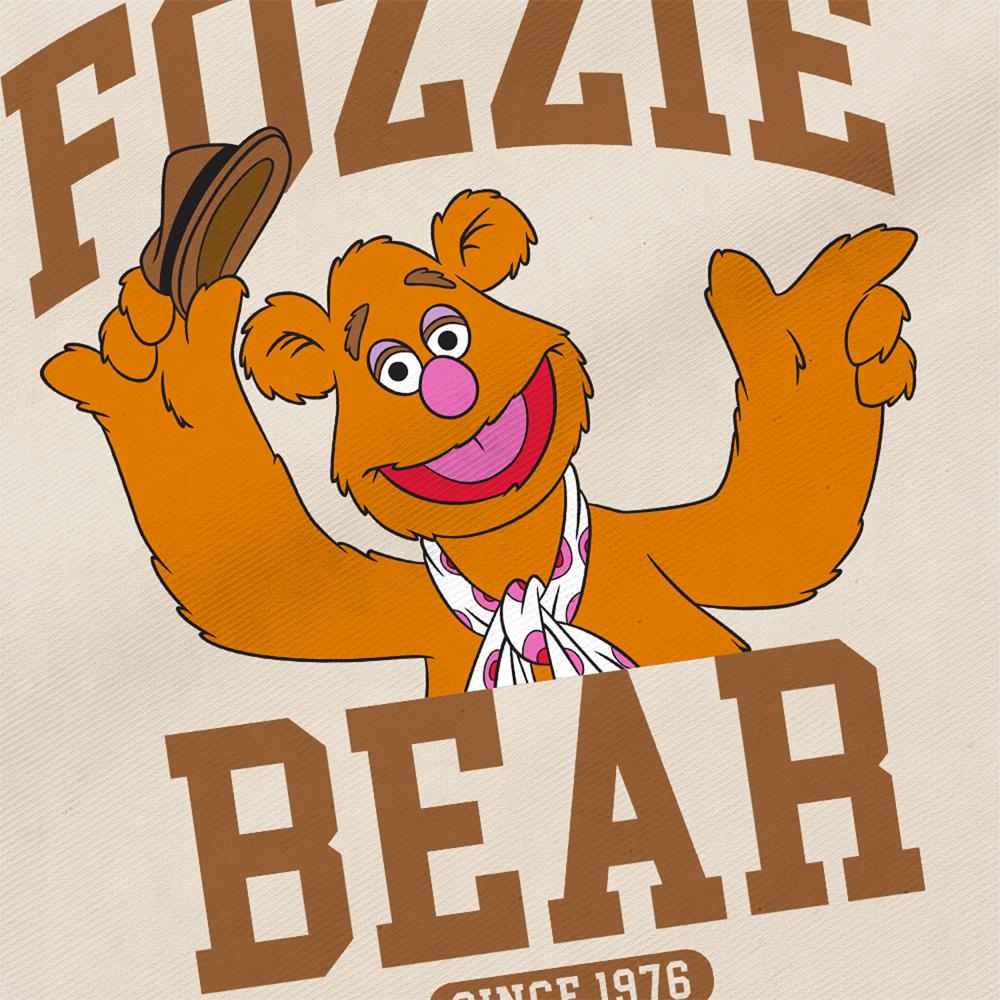 Natural - Side - The Muppets Collegic Fozzie Bear Tote Bag