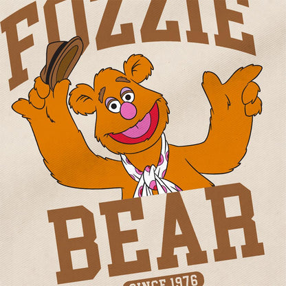 Natural - Side - The Muppets Collegic Fozzie Bear Tote Bag