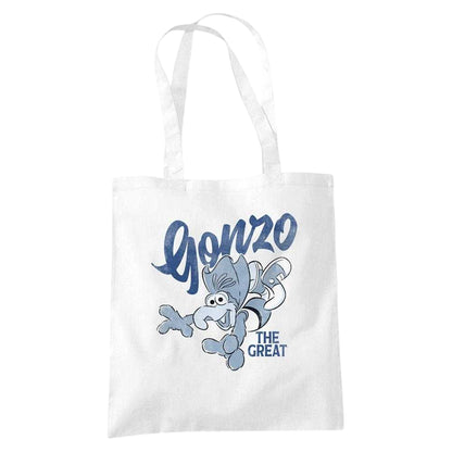 White - Front - The Muppets The Great Flying Gonzo Tote Bag