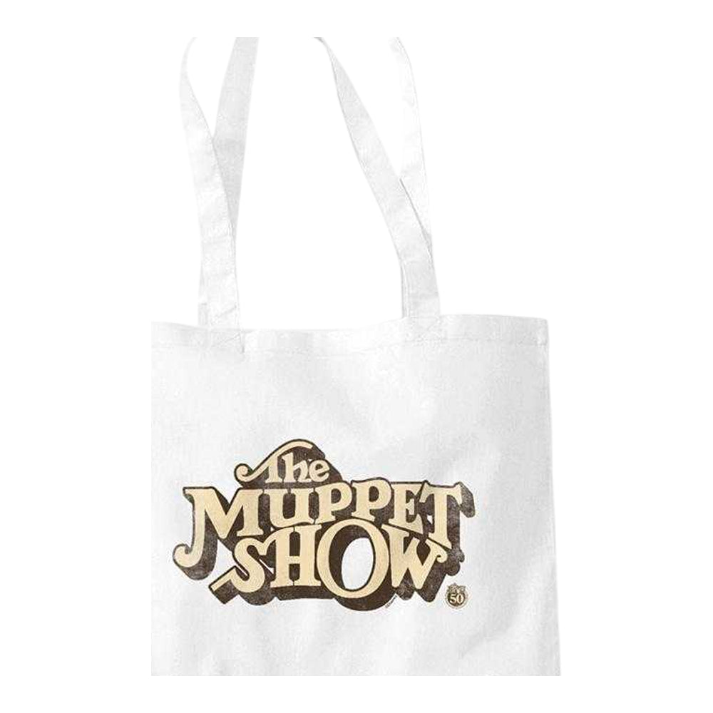 White - Back - The Muppets Show 50th Logo Tote Bag