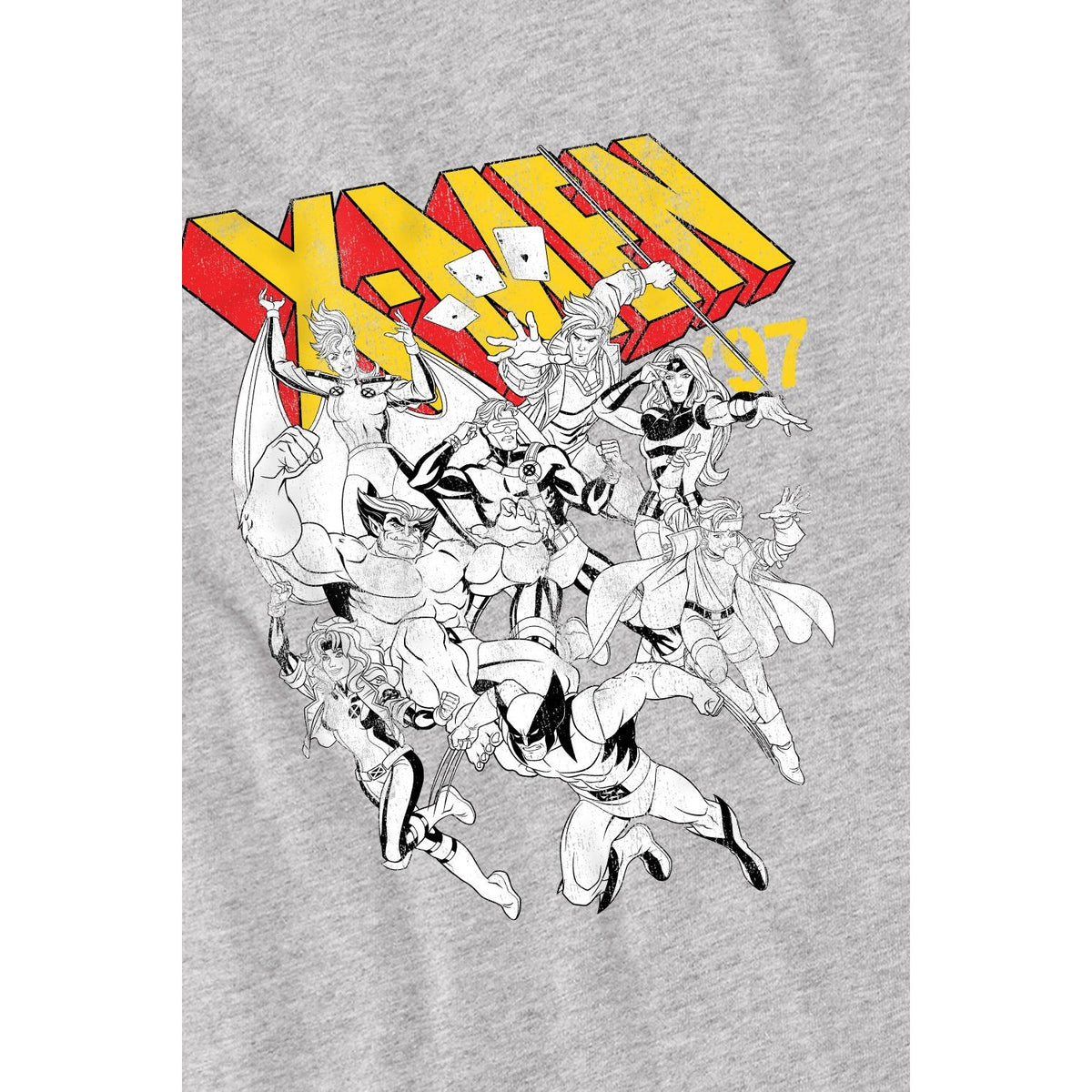 Sport Heather - Lifestyle - Marvel Mens X-Men Retro Team T-Shirt