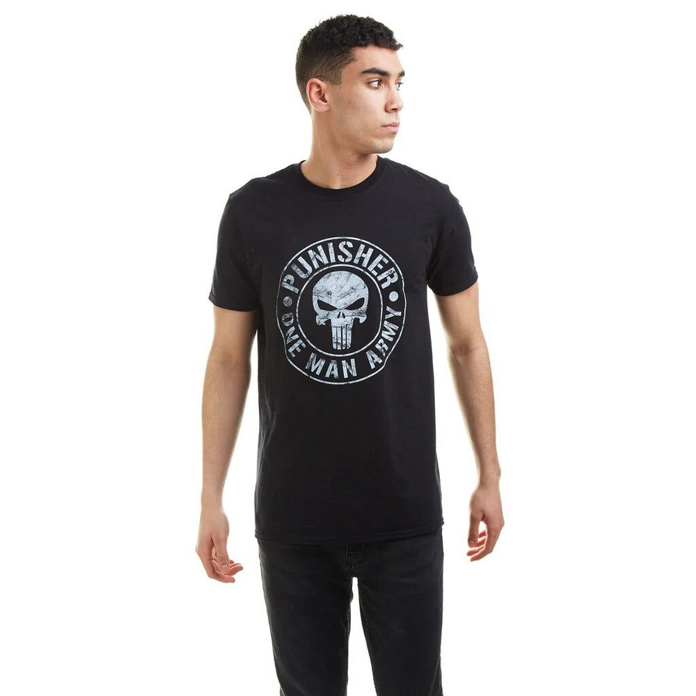 Black - Lifestyle - The Punisher Mens One Man Army T-Shirt