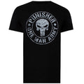 Black - Front - The Punisher Mens One Man Army T-Shirt