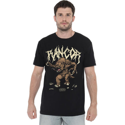 Black - Lifestyle - Star Wars Unisex Adult Rancor Metal T-Shirt