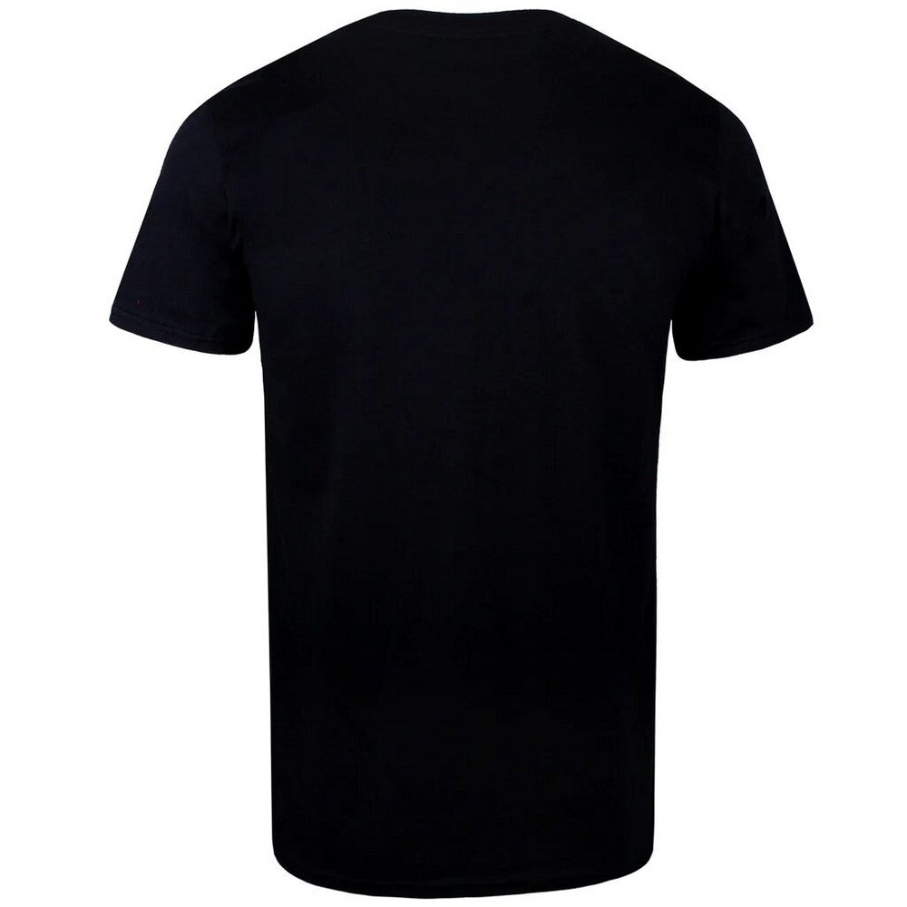 Black-Blue - Back - Marvel Mens Stark Industries Logo T-Shirt