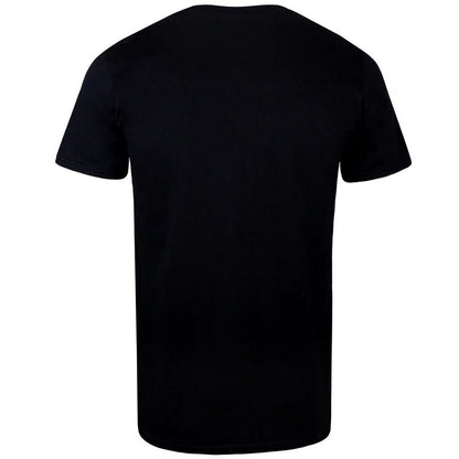Black-Blue - Back - Marvel Mens Stark Industries Logo T-Shirt