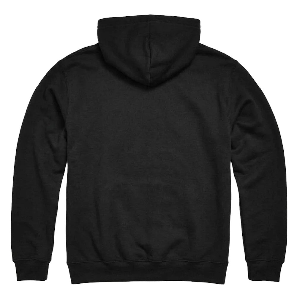 Black - Back - Bob Ross Unisex Adult Just Happy Accidents Retro Hoodie