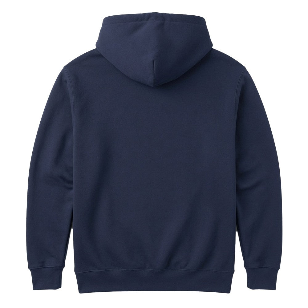 Navy - Back - Bob Ross Unisex Adult Just Happy Accidents Cloud Hoodie