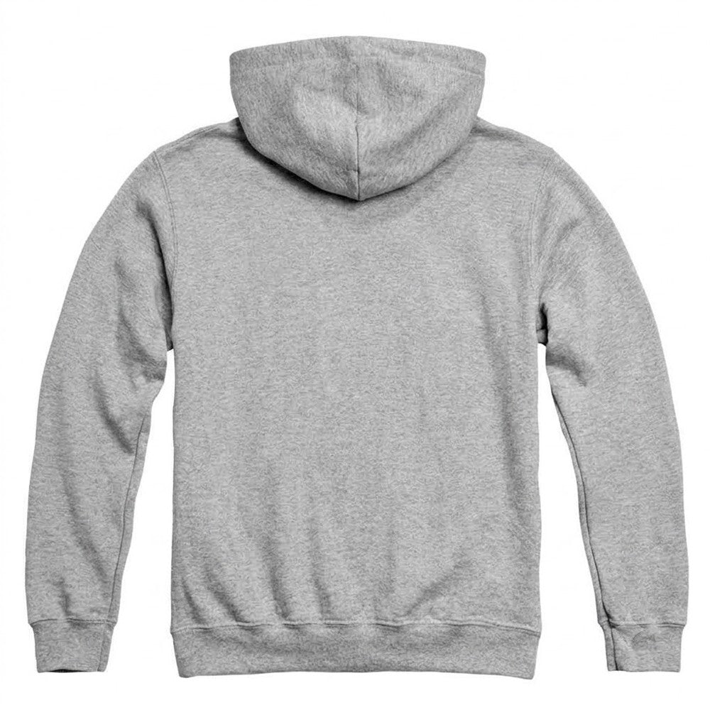 Athletic Heather - Back - Bob Ross Unisex Adult Paint Shop Hoodie