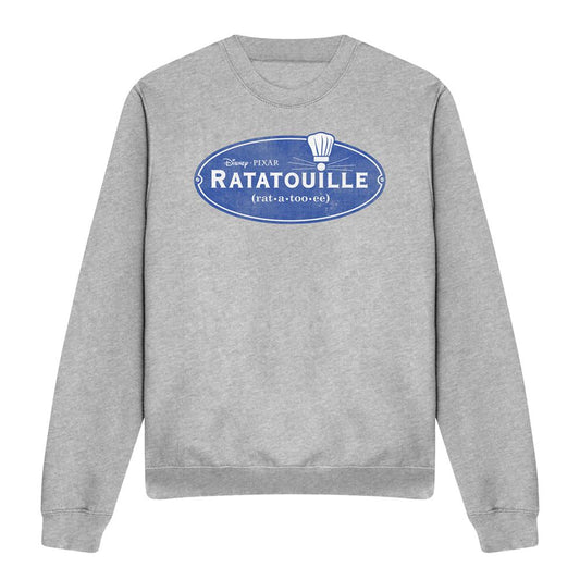 Athletic Heather Marl - Front - Ratatouille Unisex Adult Logo Sweatshirt
