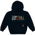 Navy - Front - Marvel Boys Characters Hoodie