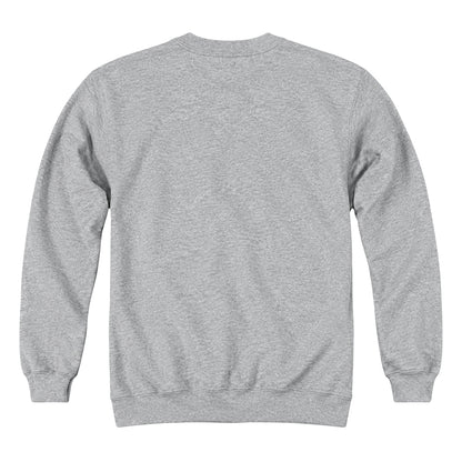 Athletic Heather - Back - Bob Ross Unisex Adult Happy Trees University Sweatshirt