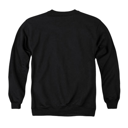 Black - Back - Bob Ross Unisex Adult Happy Little Trees Metal Sweatshirt