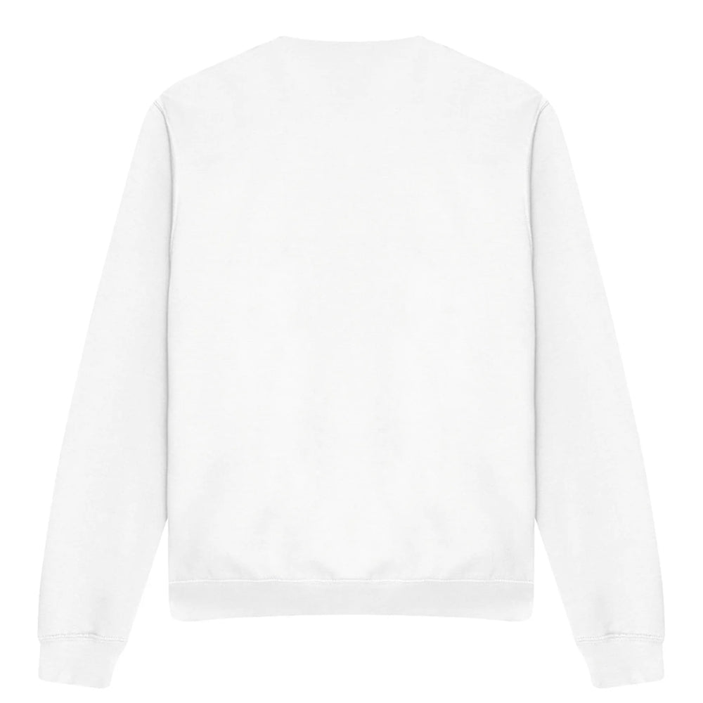 White - Back - Bob Ross Unisex Adult Just Let Your Imagination Go Rainbow Sweatshirt