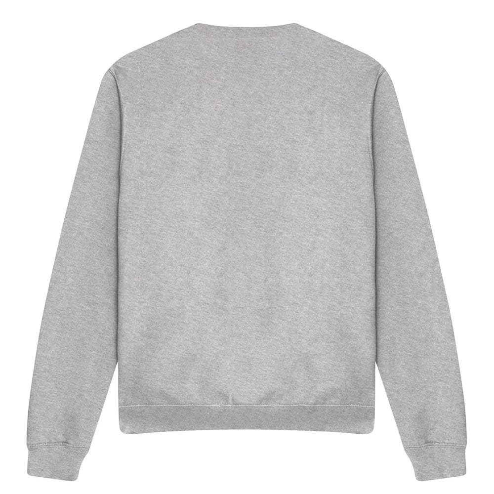 Athletic Heather - Back - Bob Ross Unisex Adult Paint Shop Sweatshirt