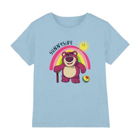 Light Blue - Front - Toy Story Childrens-Kids Sunnyside Lotso Rainbow T-Shirt