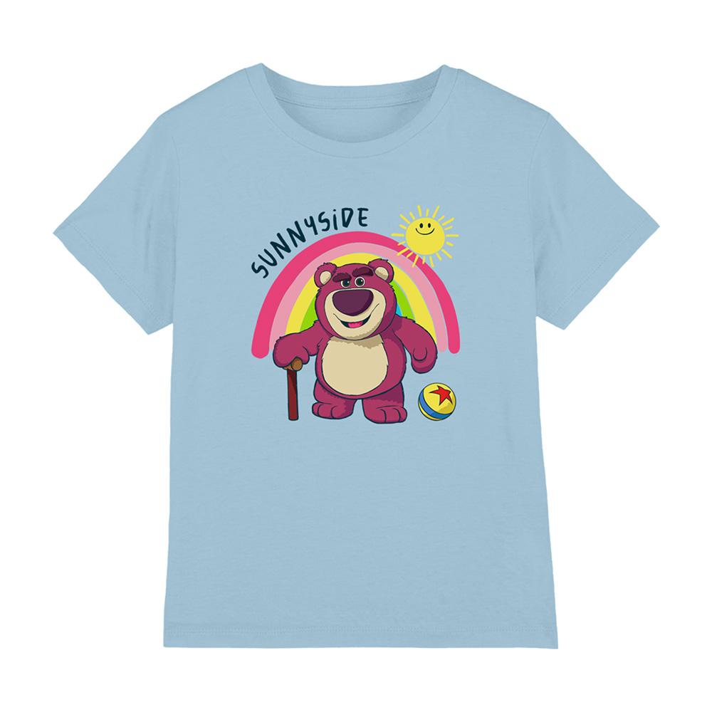 Light Blue - Front - Toy Story Childrens-Kids Sunnyside Lotso Rainbow T-Shirt