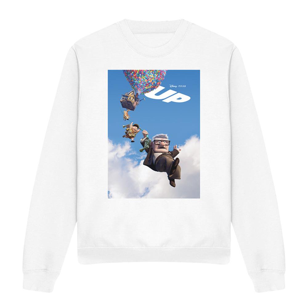 White - Front - Up Unisex Adult Movie Poster Sweatshirt