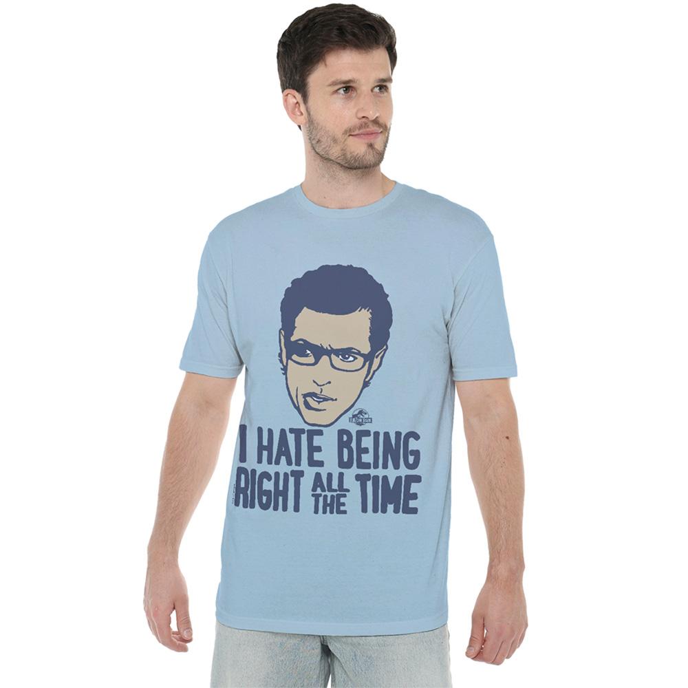 Light Blue - Lifestyle - Jurassic Park Unisex Adult Ian Malcolm T-Shirt