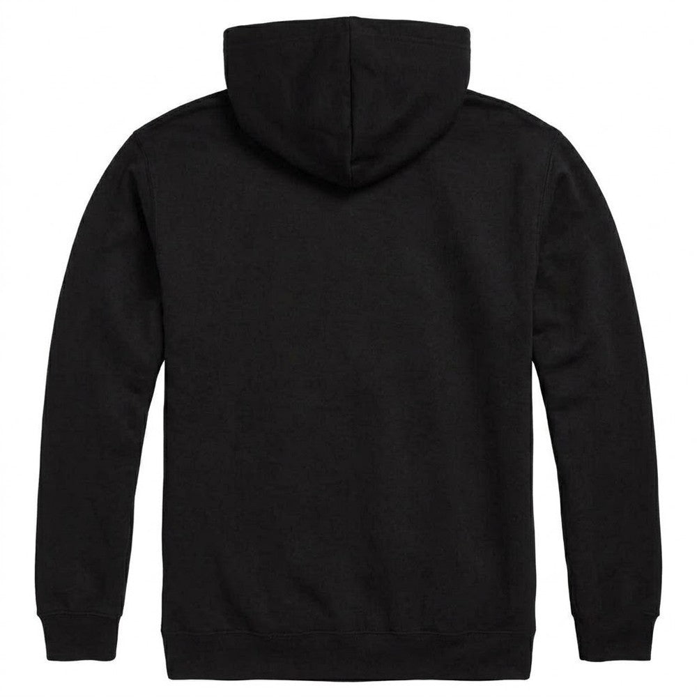 Black - Back - Bob Ross Childrens-Kids Ocean Painter Pullover Hoodie