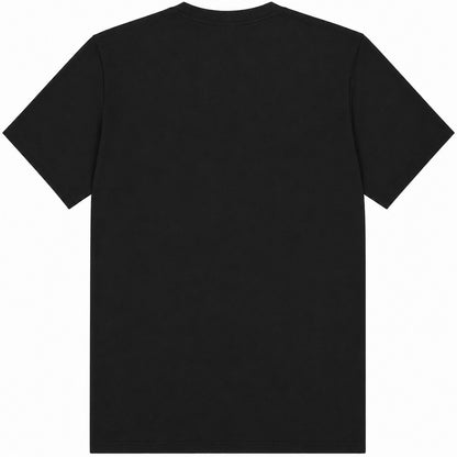 Black - Back - Bob Ross Unisex Adult Happy Little Trees Badge T-Shirt