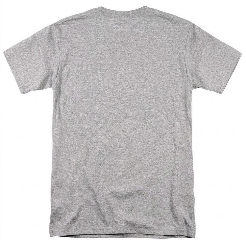 Athletic Heather - Back - Bob Ross Unisex Adult TV´s Favourite Painter T-Shirt