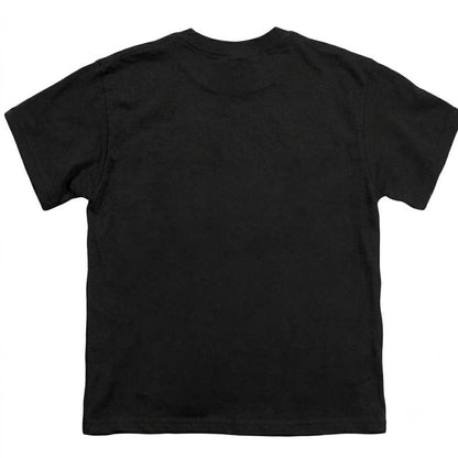 Black - Back - Bob Ross Childrens-Kids Traffic Light Logo T-Shirt