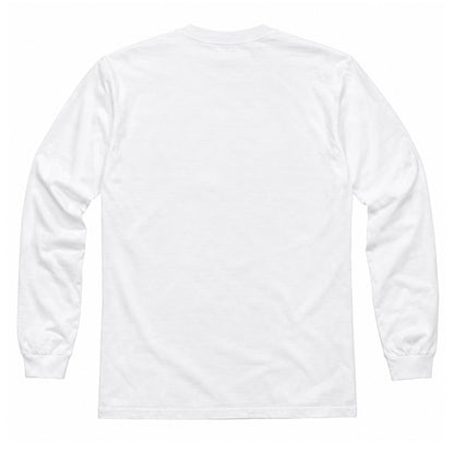 White - Back - Bob Ross Unisex Adult Just Let Your Imagination Go Rainbow Long-Sleeved T-Shirt