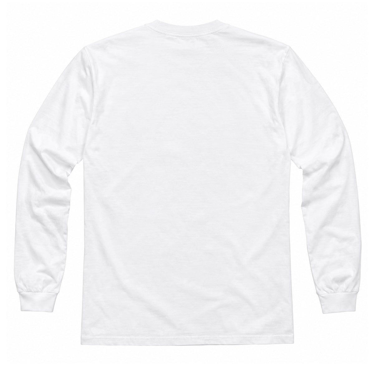 White - Back - Bob Ross Unisex Adult Just Let Your Imagination Go Rainbow Long-Sleeved T-Shirt