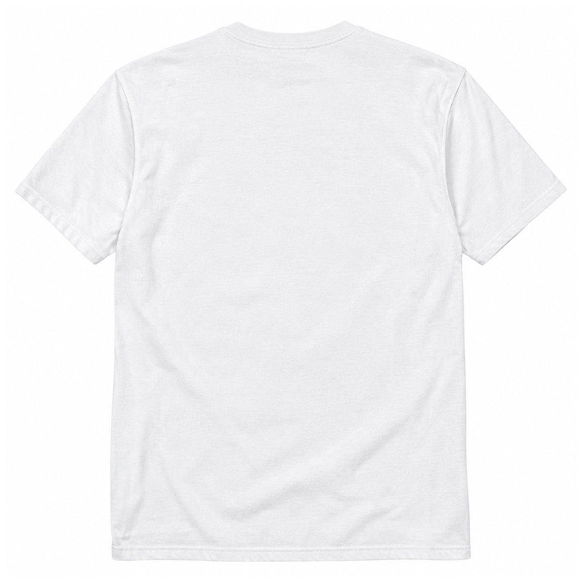 White - Back - Bob Ross Unisex Adult Just Let Your Imagination Go Rainbow T-Shirt