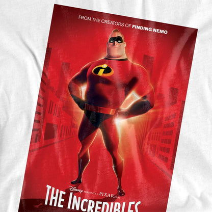 White - Side - The Incredibles Unisex Adult Movie Poster Long-Sleeved T-Shirt