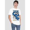 White - Back - Marvel Mens X-Men Beast Comic T-Shirt