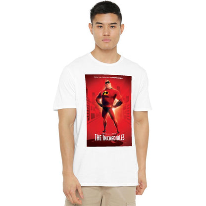 White - Lifestyle - The Incredibles Unisex Adult Movie Poster T-Shirt