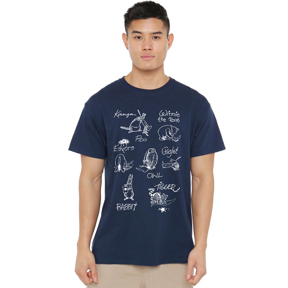 Deep Navy - Lifestyle - Winnie the Pooh Unisex Adult Classic Characters T-Shirt