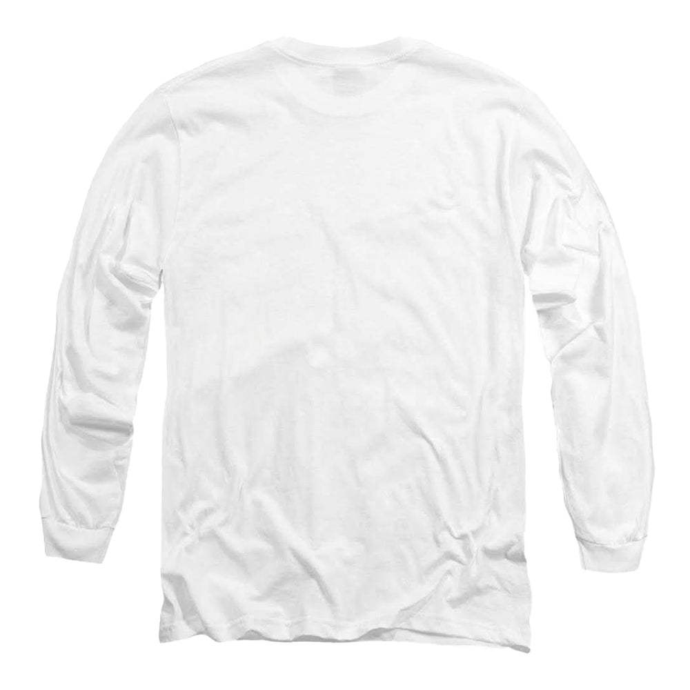 White - Back - Bob Ross Unisex Adult We Don´t Make Mistakes Long-Sleeved T-Shirt