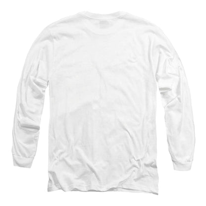 White - Back - Bob Ross Unisex Adult We Don´t Make Mistakes Long-Sleeved T-Shirt