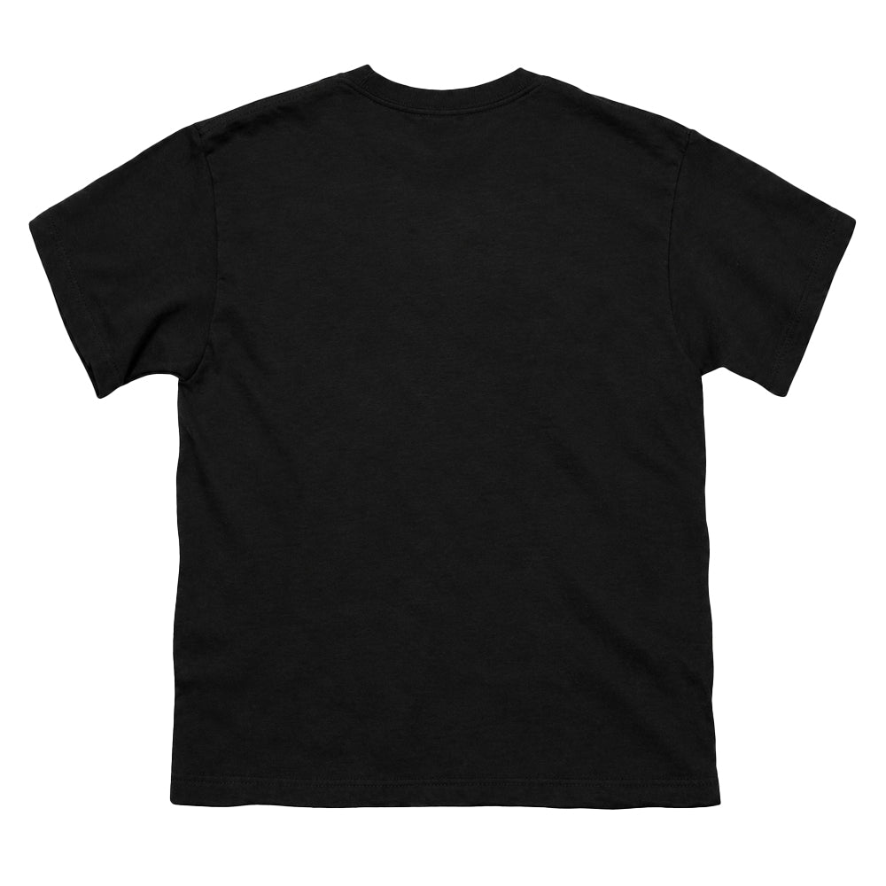 Black - Back - Bob Ross Childrens-Kids Happy Little Trees Sunrise T-Shirt