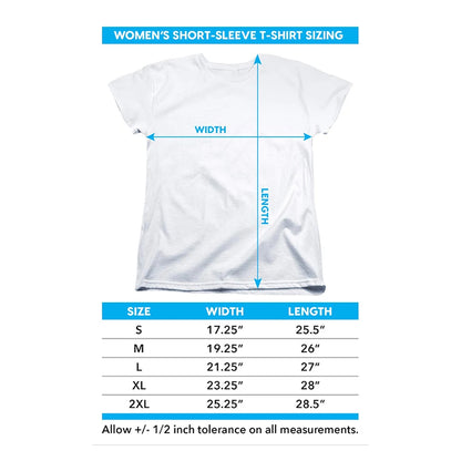 Black - Pack Shot - Bob Ross Womens-Ladies By The Sea Fitted T-Shirt