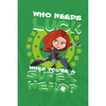 Kelly Green - Lifestyle - Black Widow Mens St Patrick´s Day Lucky Superhero St Patricks Day T-Shirt